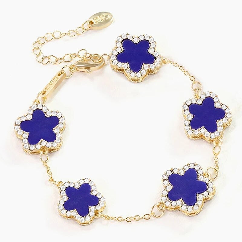 ''KLAVER'' GOUDEN ARMBAND
