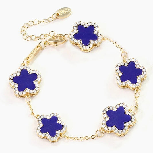 ''KLAVER'' GOUDEN ARMBAND