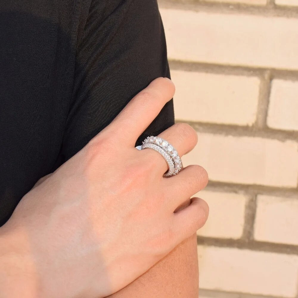''BALLER'' ZILVEREN RING