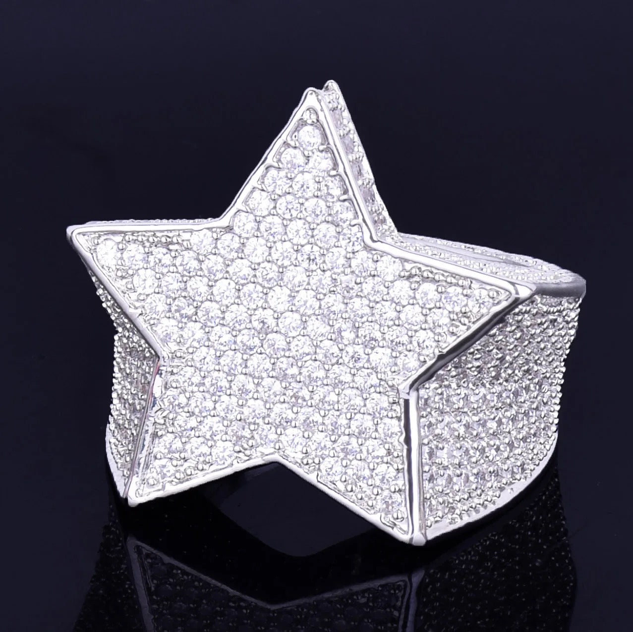 ''STAR'' ZILVEREN RING
