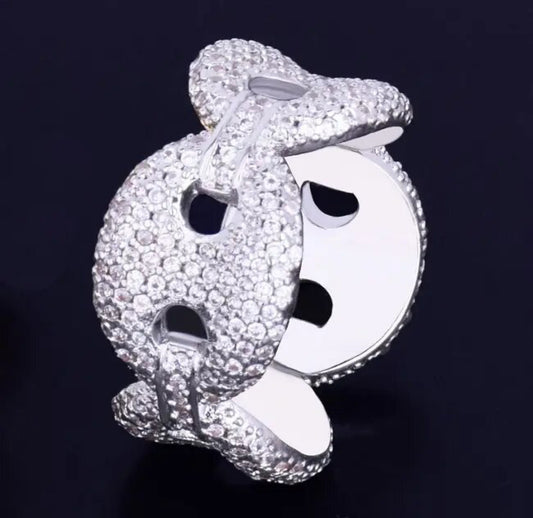 ''CUBAN TWIST'' ZILVEREN RING