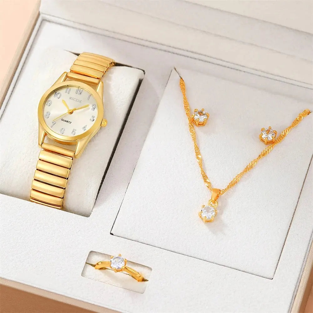 ''HARTJES" GOUDEN HORLOGEBOX