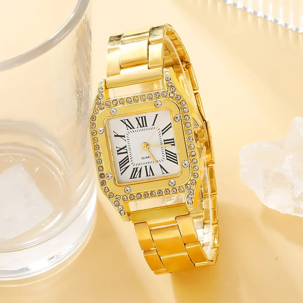 ''LUXE'' GOUDEN HORLOGEBOX