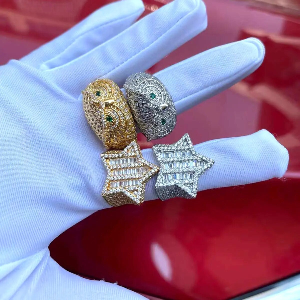 ''STAR'' ZILVEREN RING