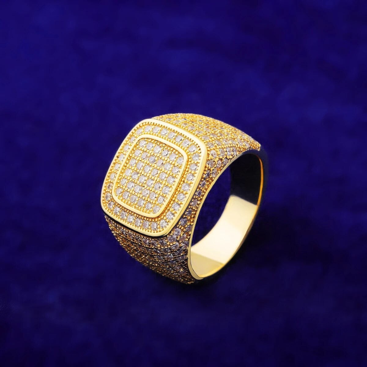 ''HEXAGON'' GOUDEN RING