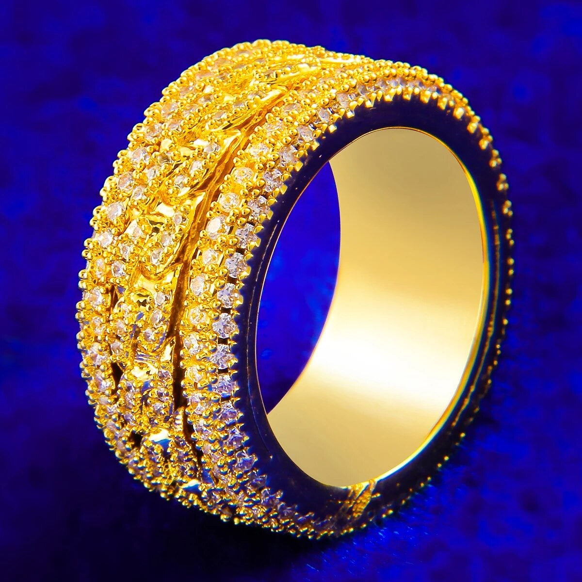 ''CUBAN'' GOUDEN RING