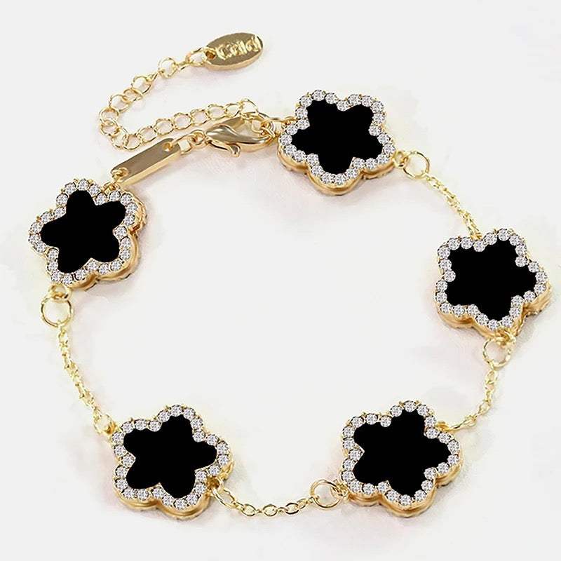 ''KLAVER'' GOUDEN ARMBAND
