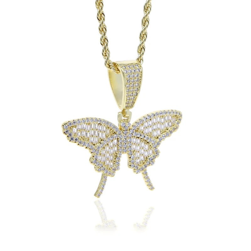 "BUTTERFLY" GOUDEN HANGER