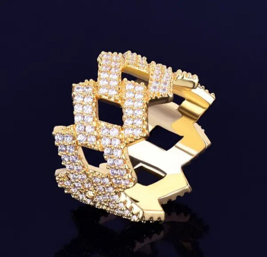 ''CUBAN'' GOUDEN RING