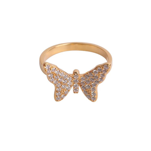 ''VLINDER'' ZILVEREN RING