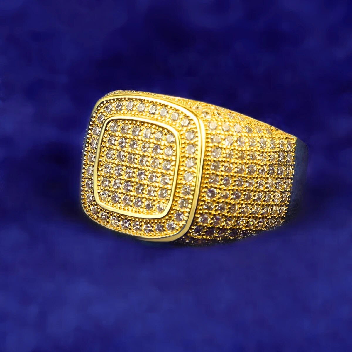 ''HEXAGON'' GOUDEN RING