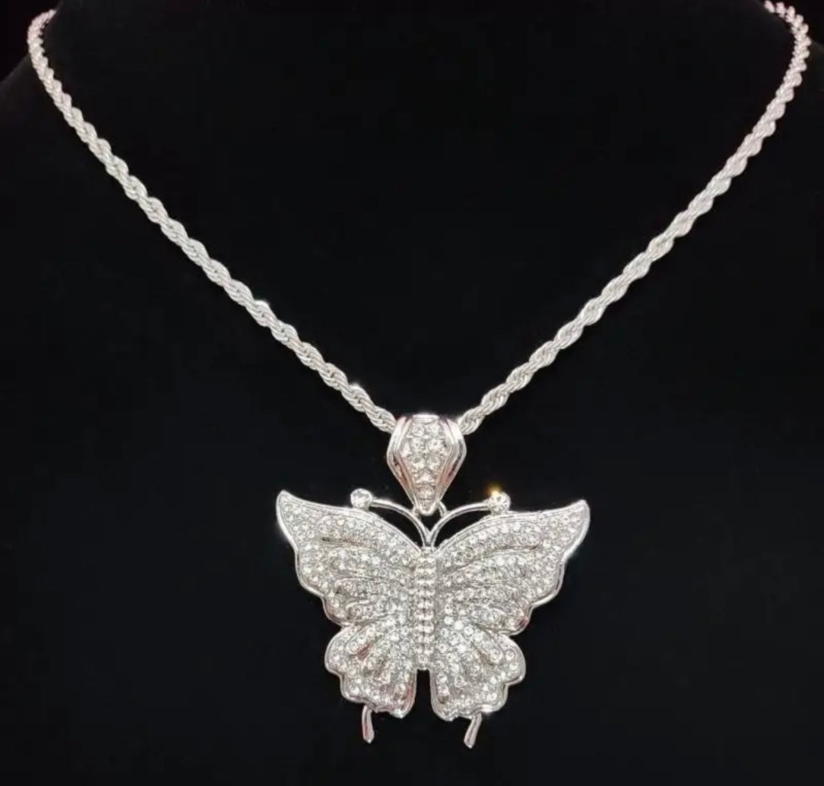 "BUTTERFLY" ZILVEREN HANGER