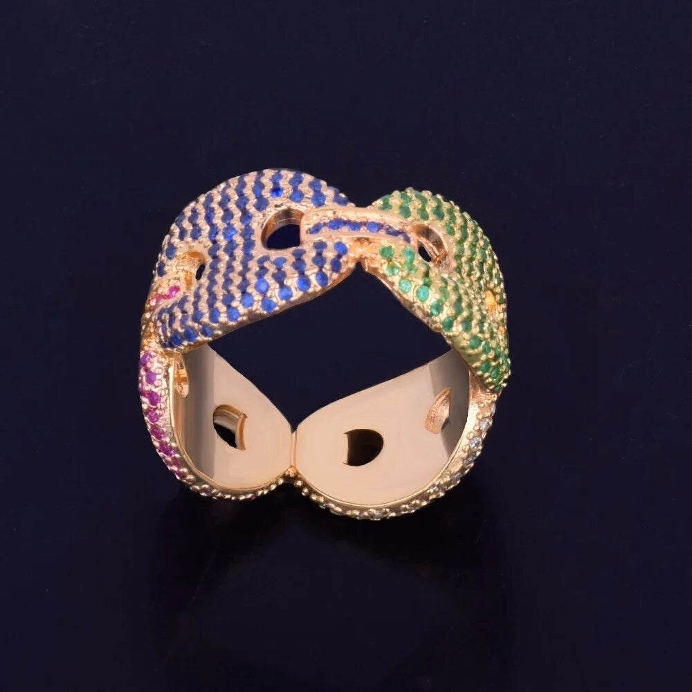 ''CUBAN TWIST'' GOUDEN RING