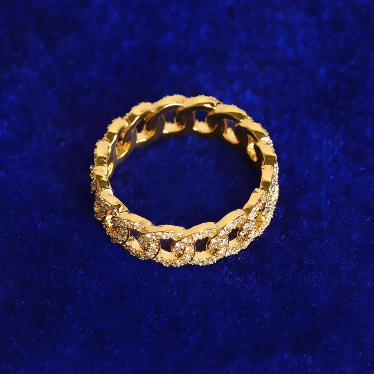 ''CUBAN'' GOUDEN RING