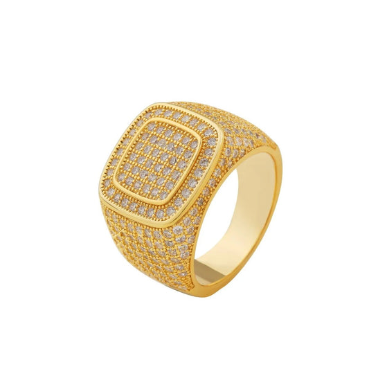 ''HEXAGON'' GOUDEN RING