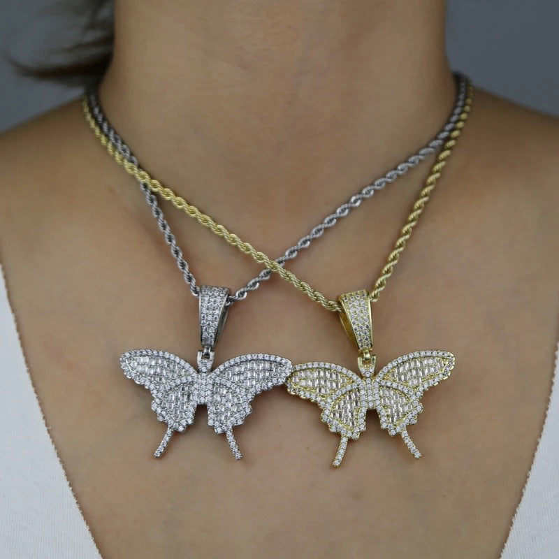 "BUTTERFLY" GOUDEN HANGER