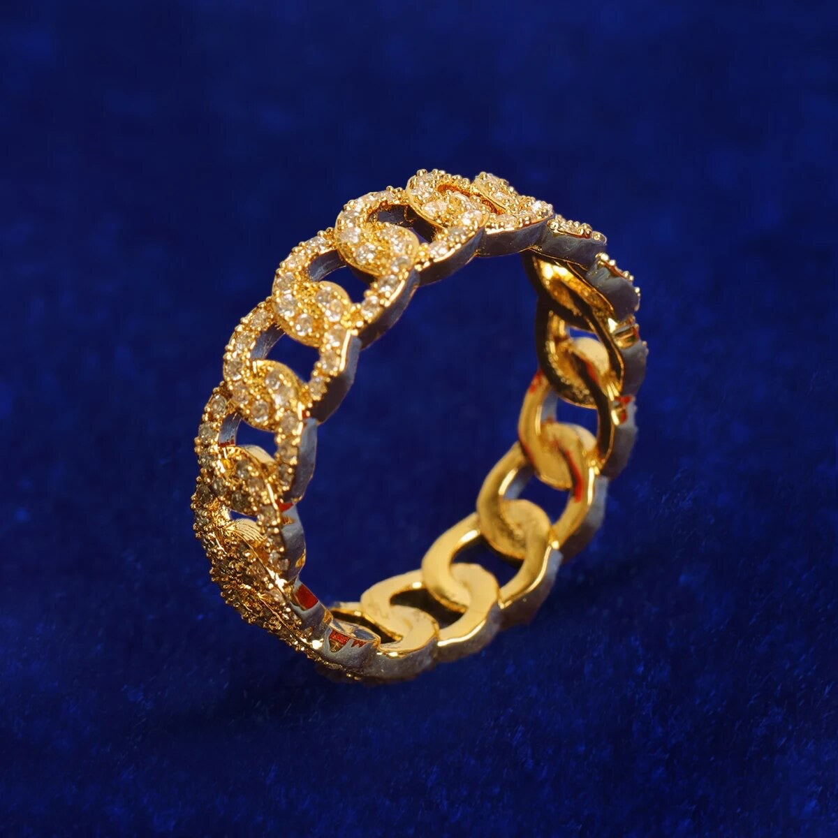''CUBAN'' GOUDEN RING