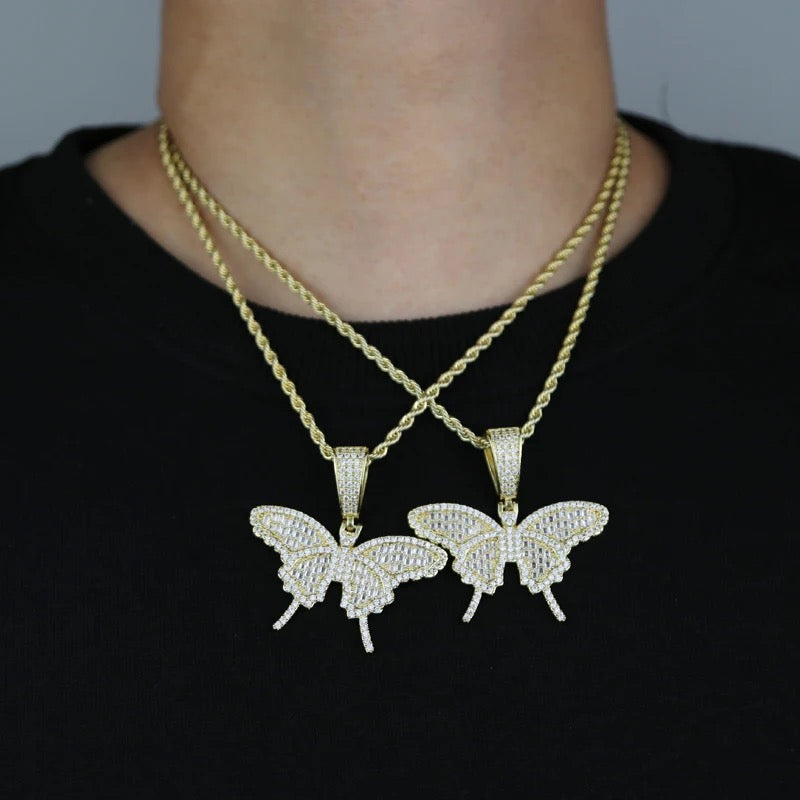 "BUTTERFLY" GOUDEN HANGER