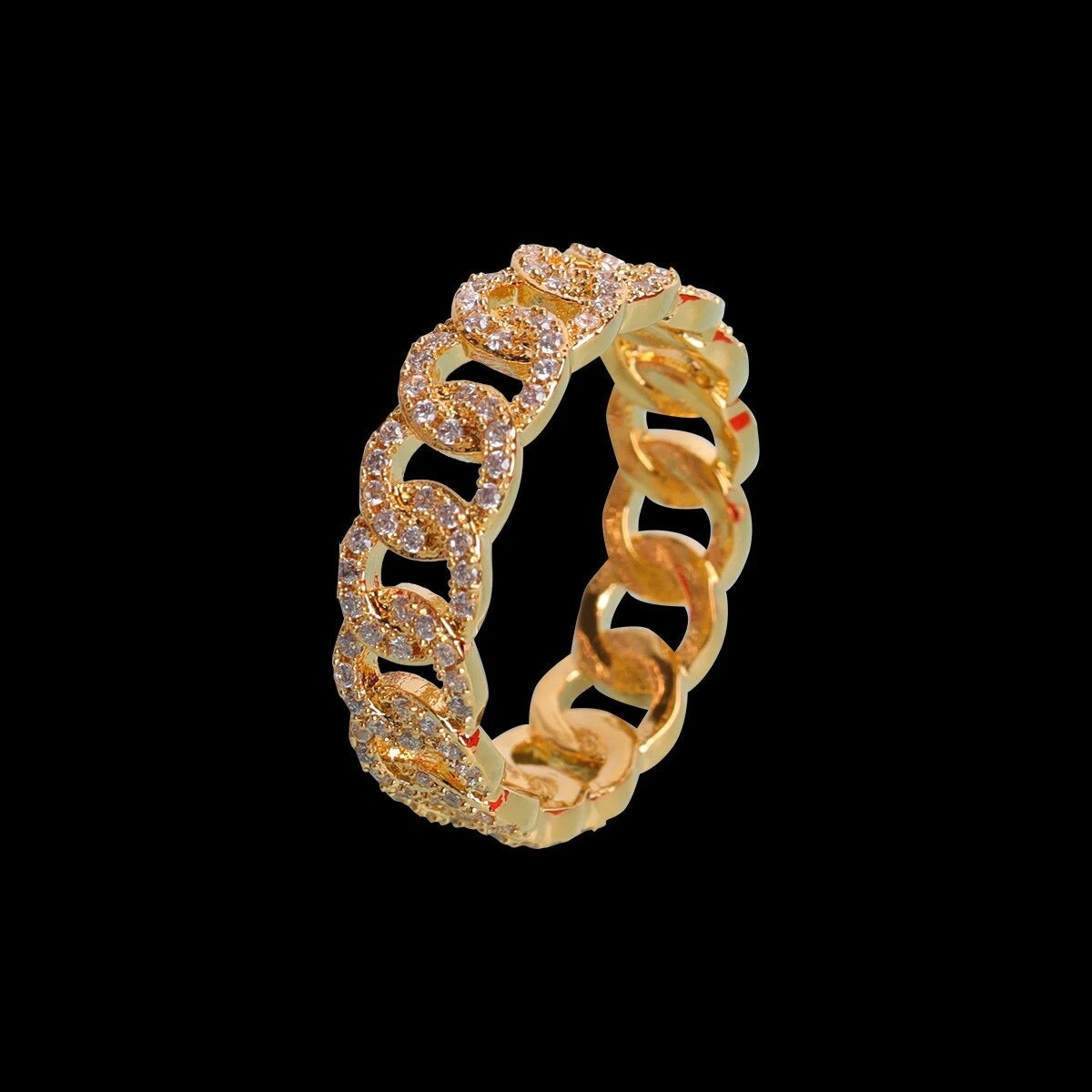 ''CUBAN'' GOUDEN RING
