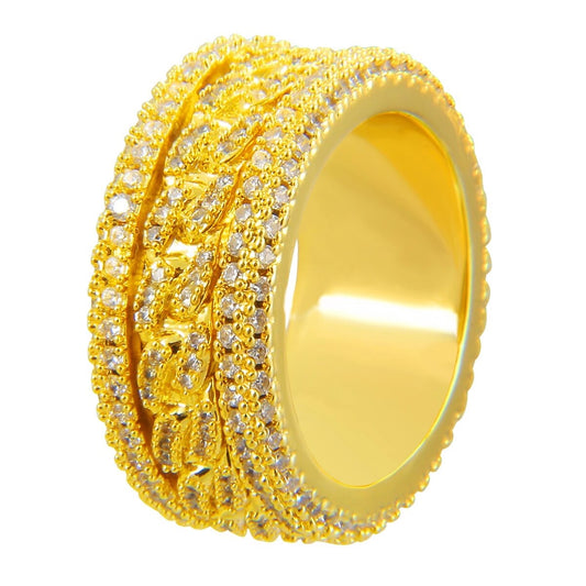 ''CUBAN'' GOUDEN RING