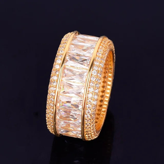 ''BAGUETTE" GOUDEN RING