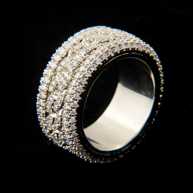 ''CUBAN'' ZILVEREN RING