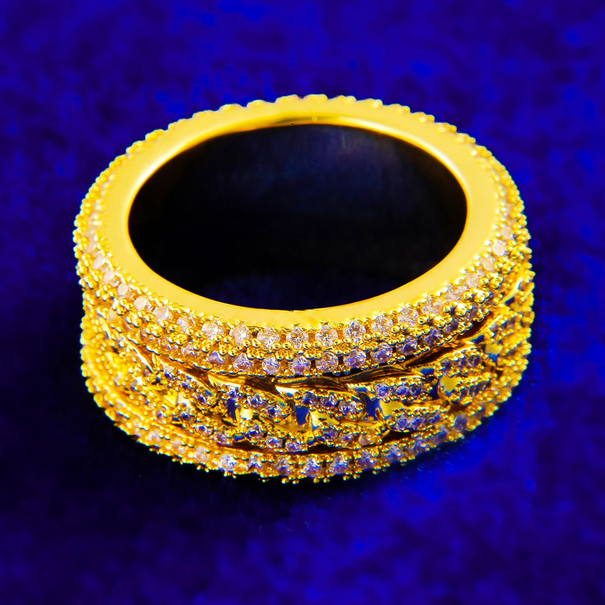 ''CUBAN'' GOUDEN RING