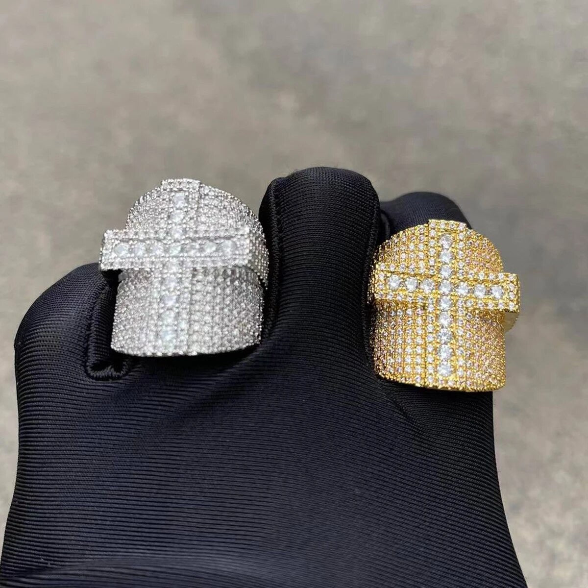 ''KRUIS'' ZILVEREN RING