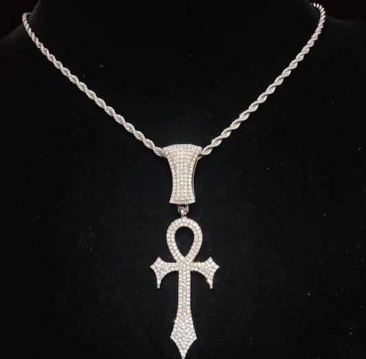"CROSS COTHIC" ZILVEREN HANGER