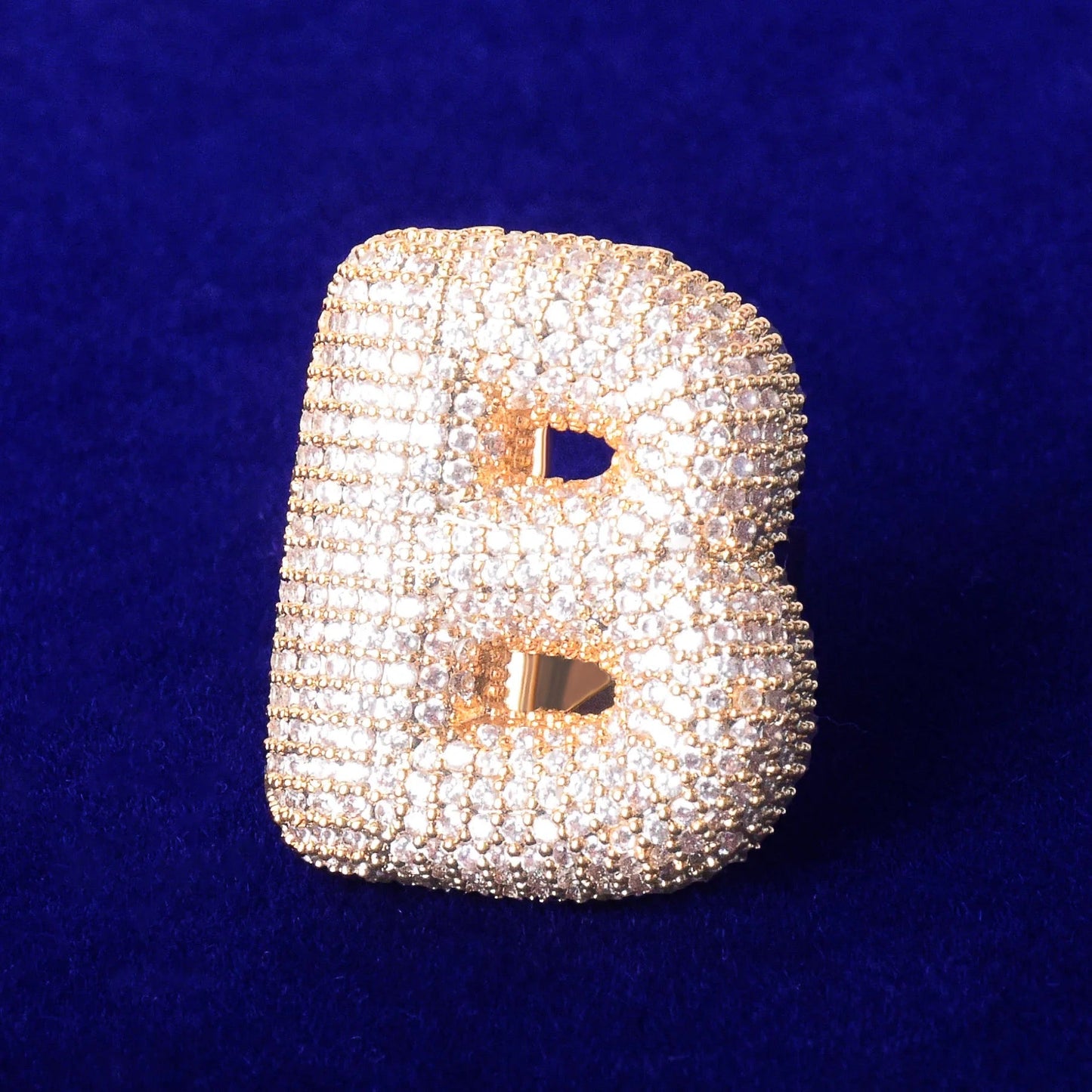 ''LETTER'' ZILVEREN RING