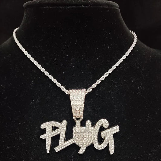 "PLUG" ZILVEREN HANGER