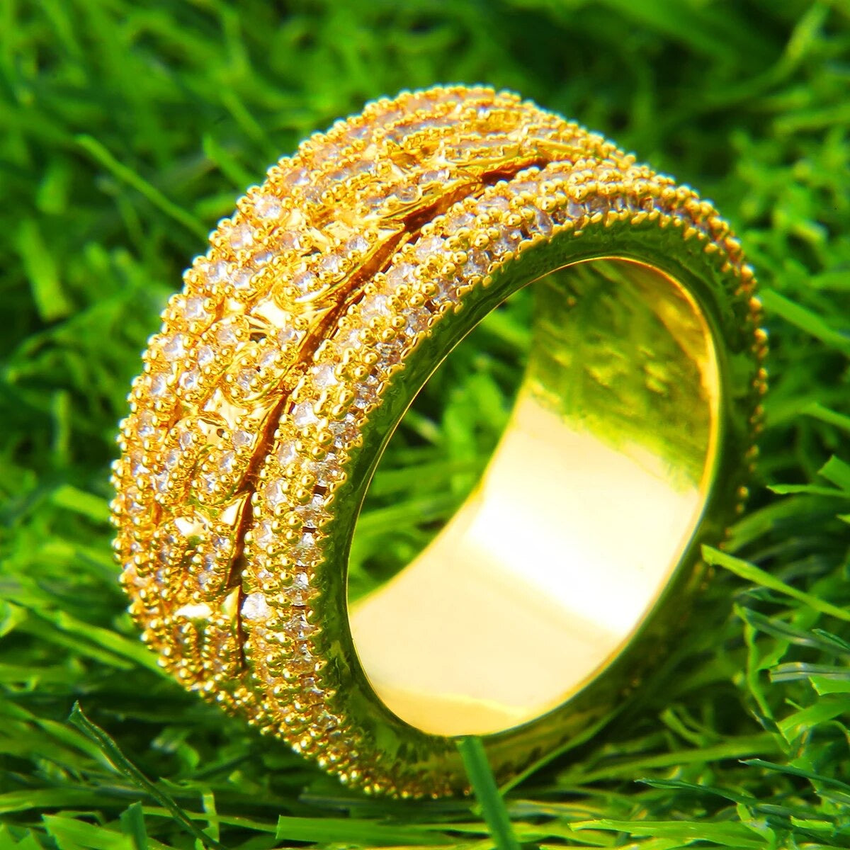 ''CUBAN'' GOUDEN RING