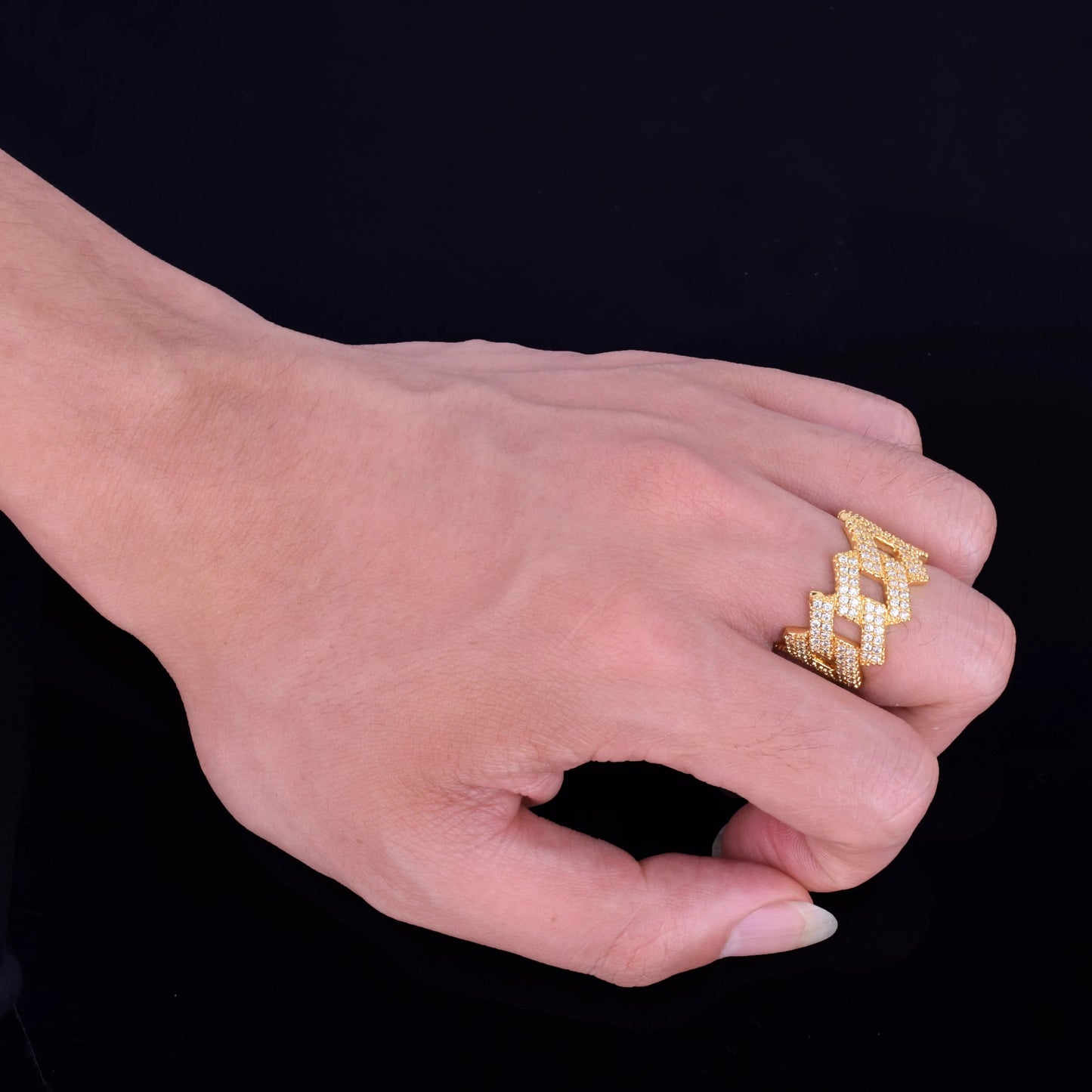 ''CUBAN'' GOUDEN RING