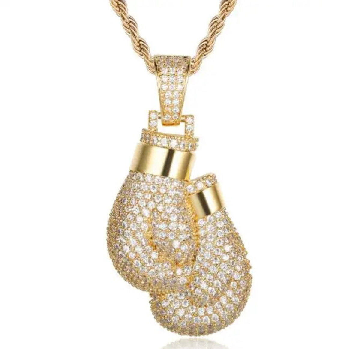 "BOXING GLOVES " GOUDEN HANGER