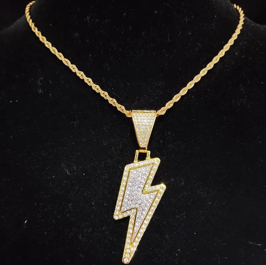 "LIGHTNING FLASH" GOUDEN HANGER