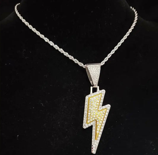 "LIGHTNING FLASH" ZILVEREN HANGER