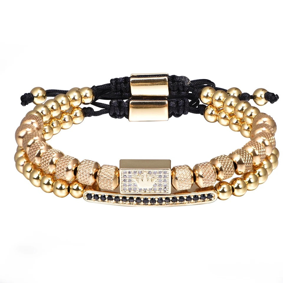 ''KROON DUBBEL'' GOUDEN ARMBAND