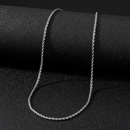 "ROPE" ZILVEREN KETTING (3MM)