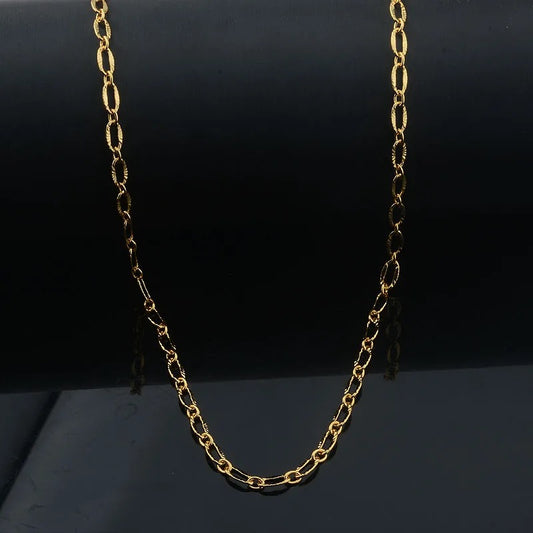 ''OVALE'' GOUDEN KETTING