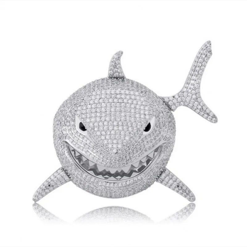 "SHARK" ZILVEREN HANGER