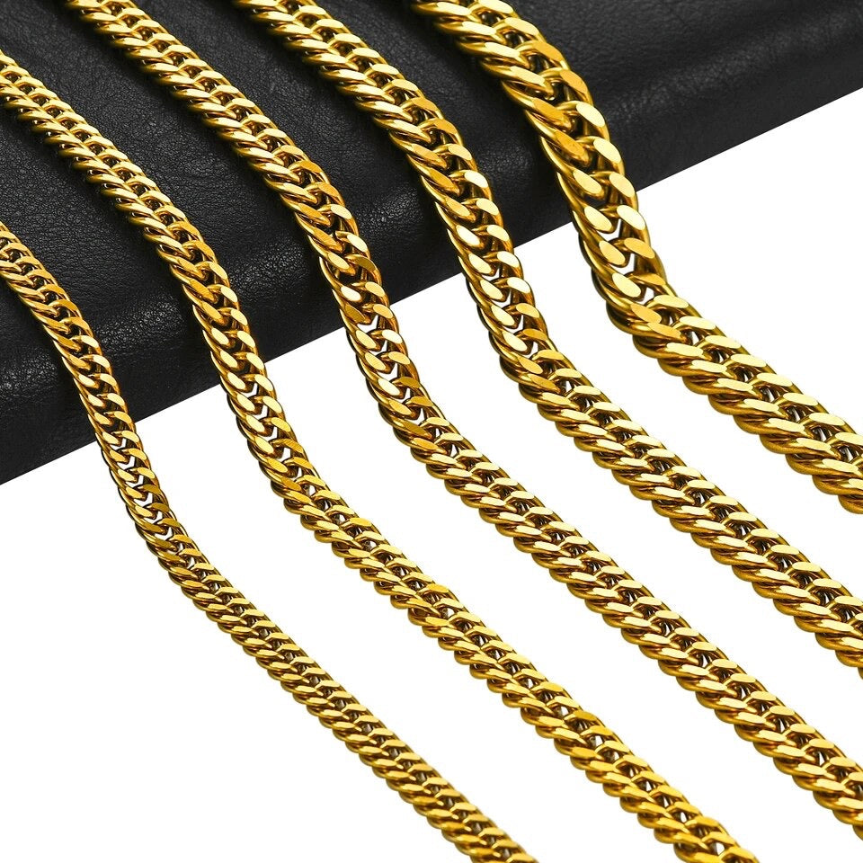 "CUBAN" GOUDEN KETTING (7MM)
