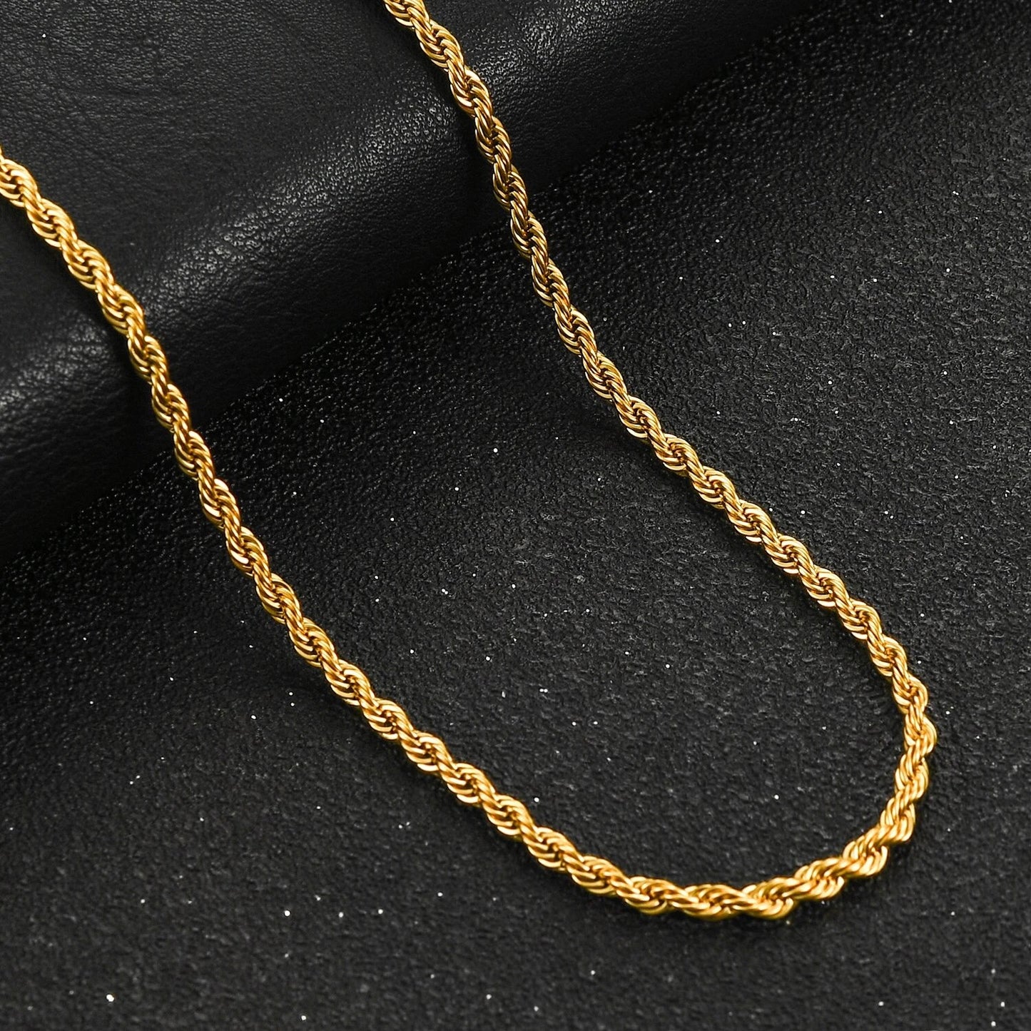 "ROPE" GOUDEN KETTING (2MM)