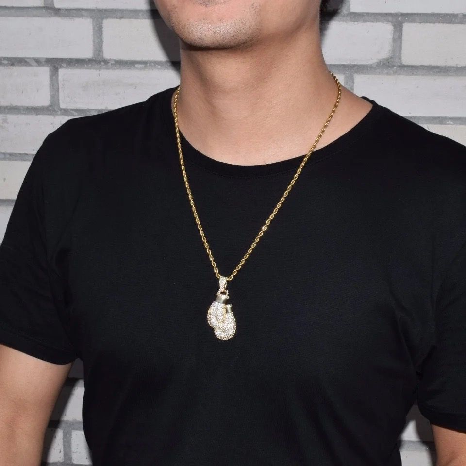 "BOXING GLOVES " GOUDEN HANGER