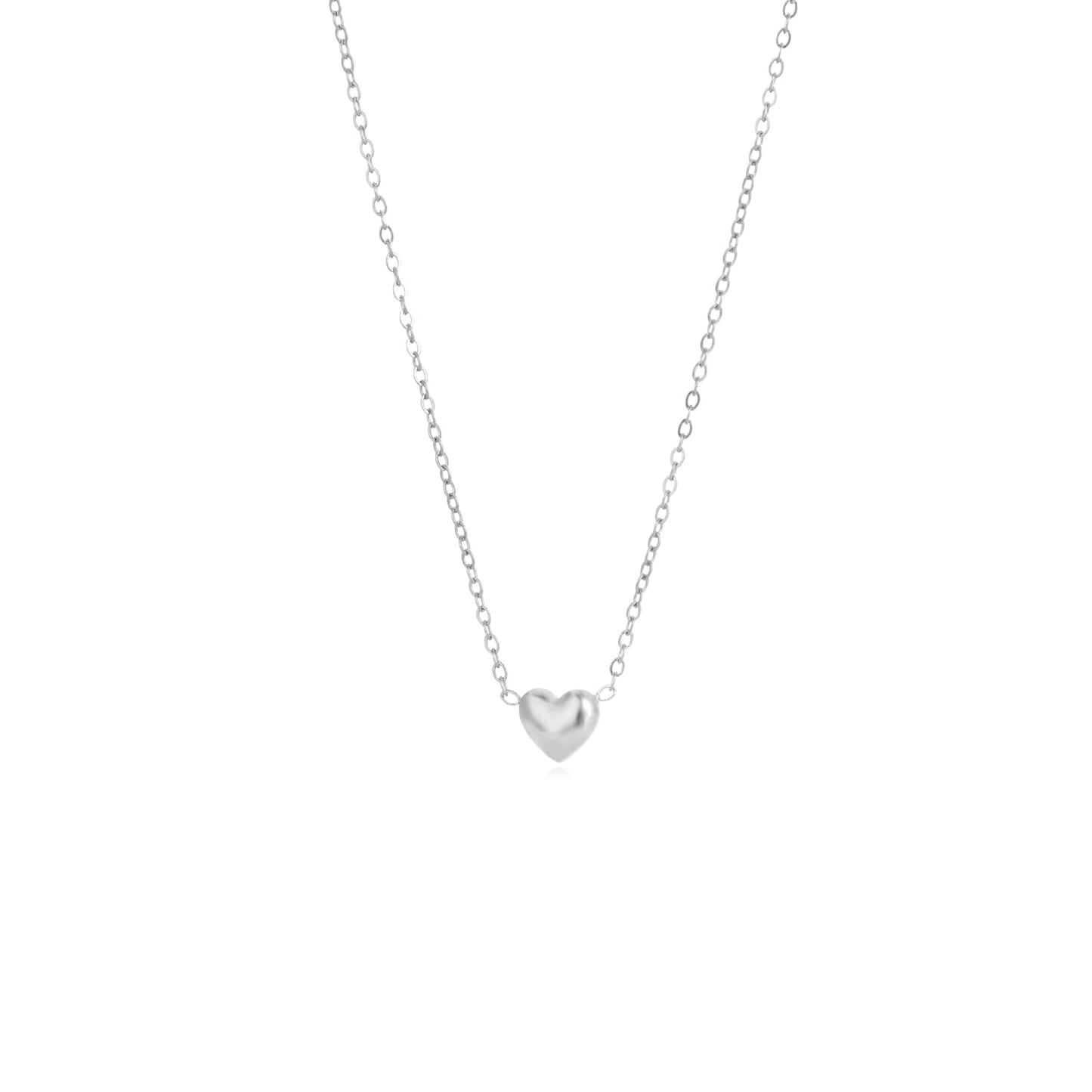 "KLEIN HARTJE'' ZILVEREN KETTING