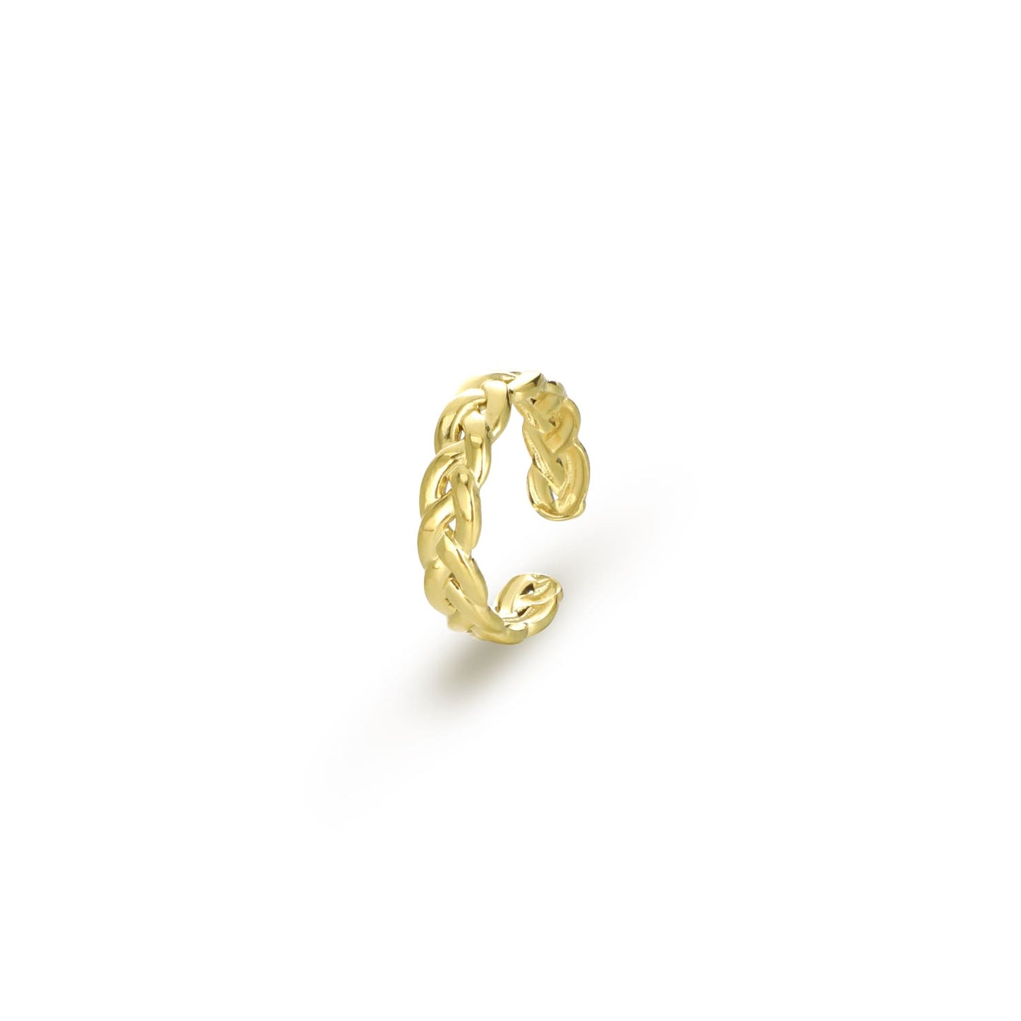 ''GEVLOCHTEN'' GOUDEN RING