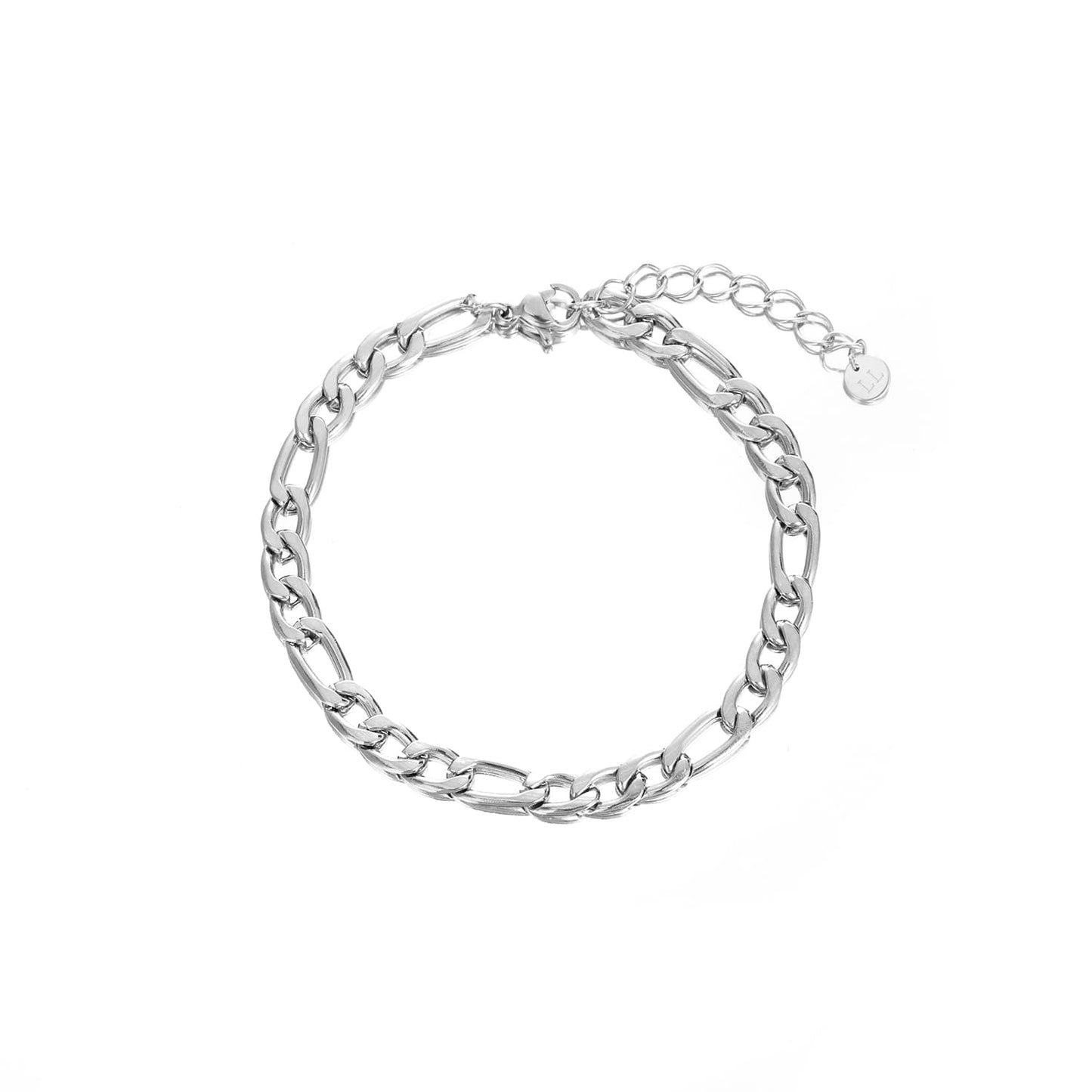 ''BASIC'' ZILVEREN ARMBAND(5mm)