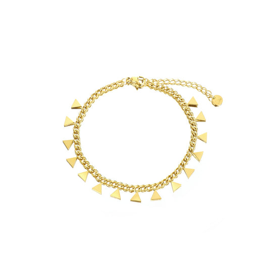 ''DRIE VLINDER'' GOUDEN ARMBAND