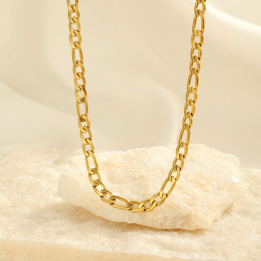''BASIC'' GOUDEN KETTING (5MM)