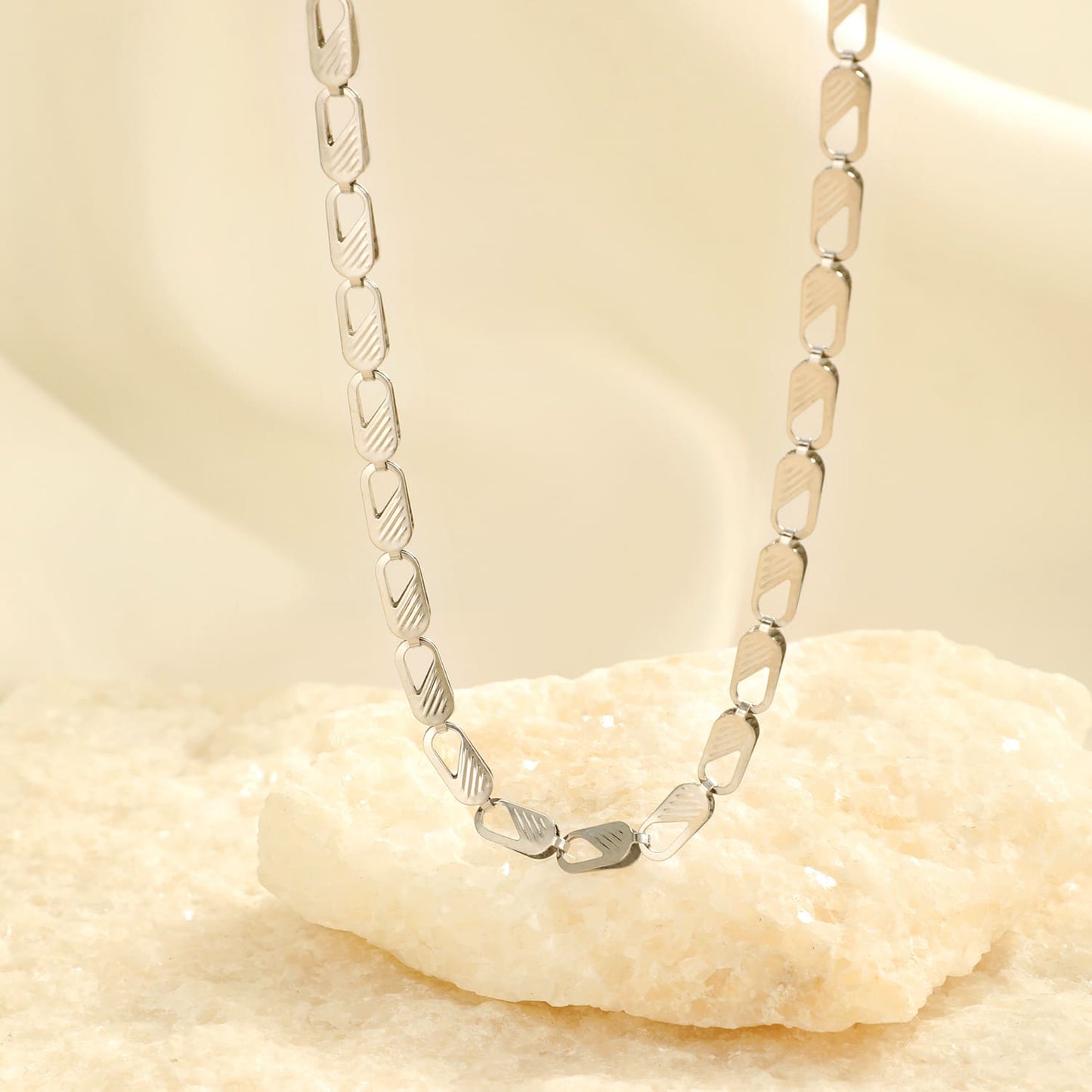 ''TIER'' ZILVEREN KETTING