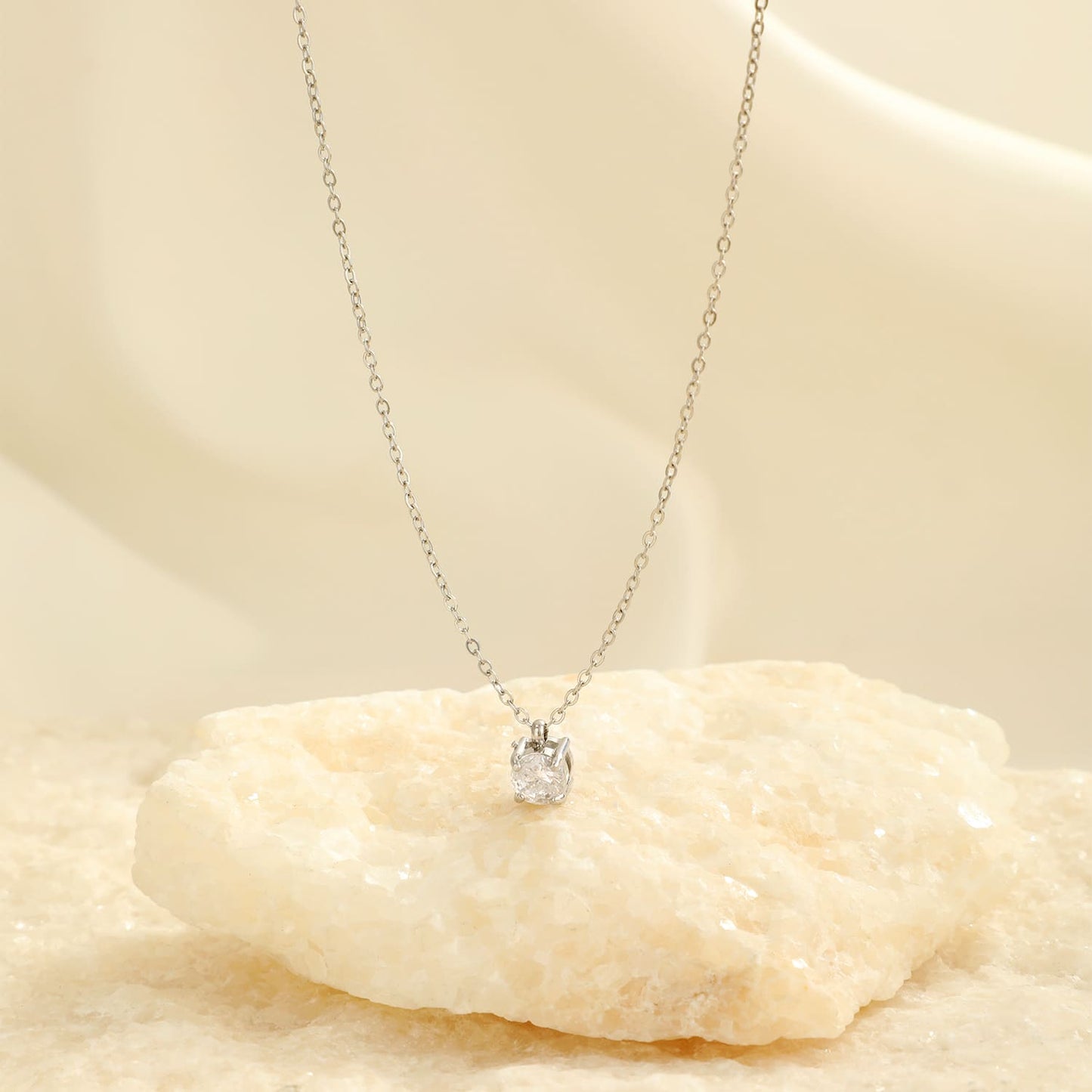 ''DIAMOND'' ZILVEREN KETTTING